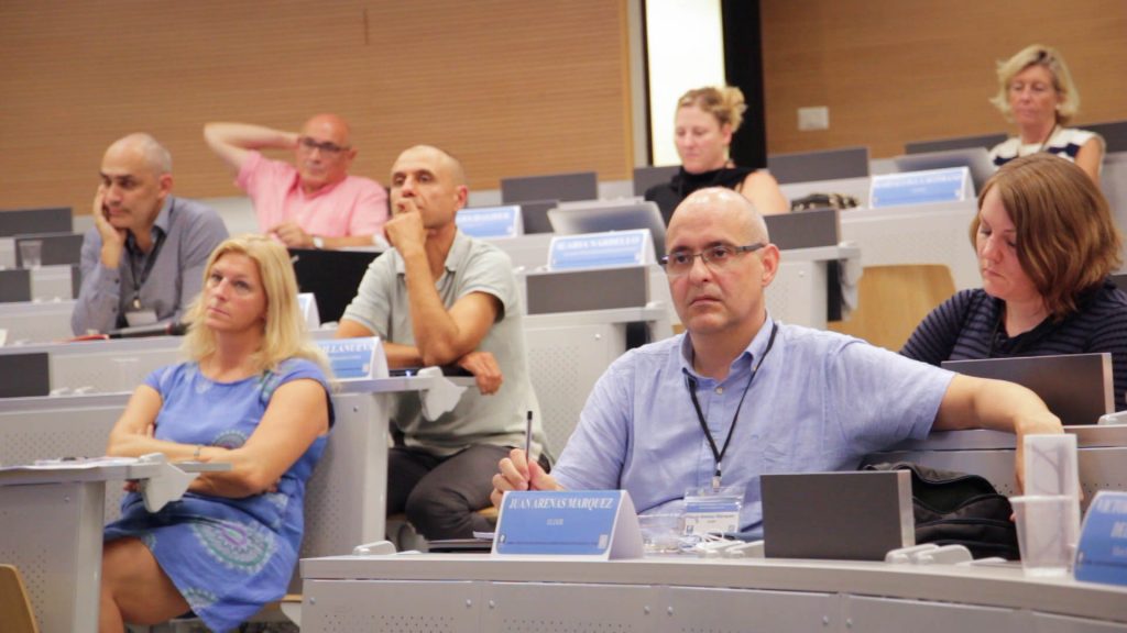 M8, participants during a lecture